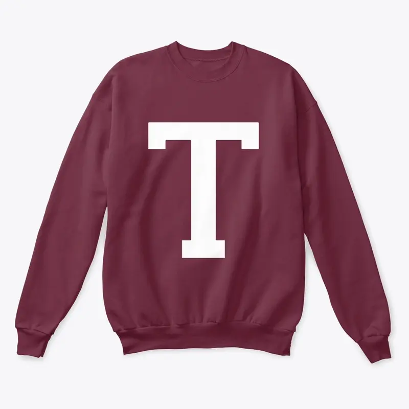 Block T Sweatshirt - Maroon